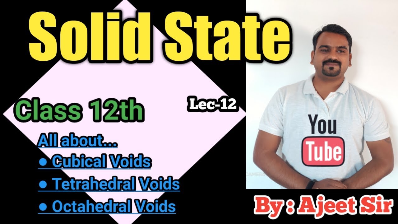 Solid state Lecture 12 - YouTube
