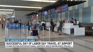 VIDEO: Charleston airport reports jump in passenger traffic during Labor Day weekend