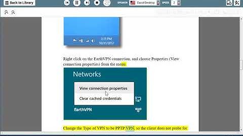 Set up EarthVPN PPTP VPN on Windows 8