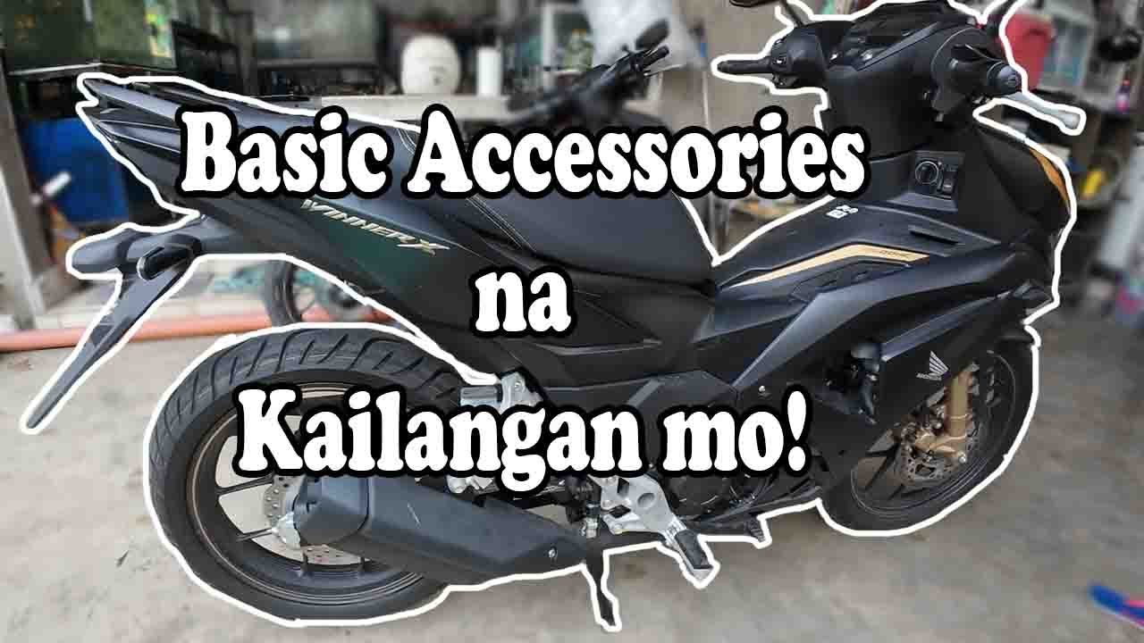 Nagtiwala sa akin si Bossing! | Basic Accessories na kailangan mo! | Winner X | Motovin