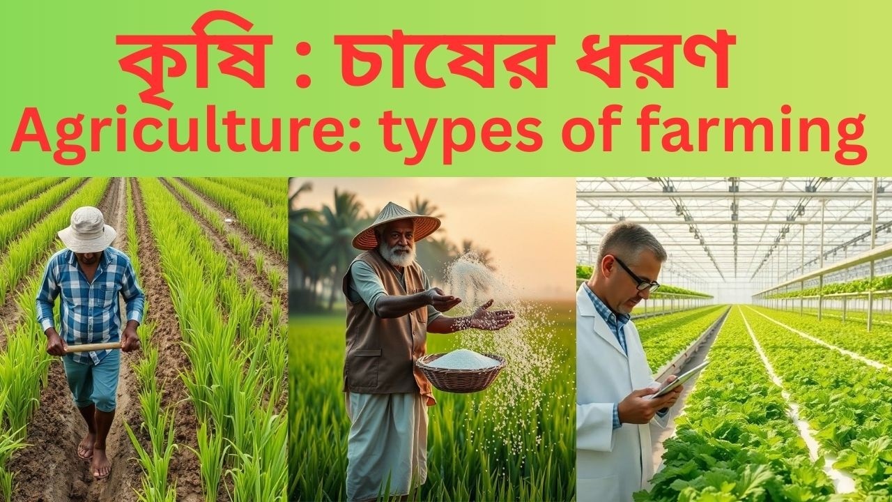 কৃষি:চাষের ধরণ | কৃষি পদ্ধতি | চাষের প্রকারভেদ | Agriculture: types of farming |@EmployScope