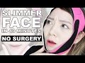 Slimmer Face in 40 Minutes!! NO SURGERY! Korean V Shape Face | Diamond V Fit Mask