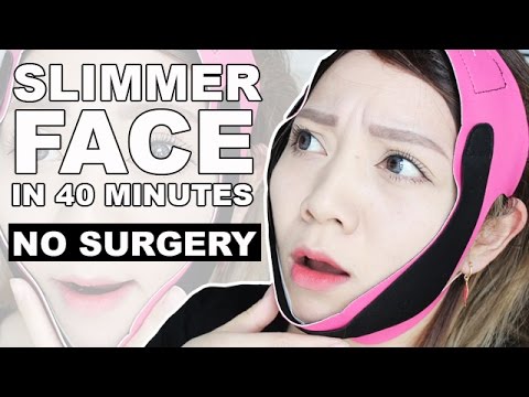 Slimmer Face in 40 Minutes!! NO SURGERY! Korean V Shape Face