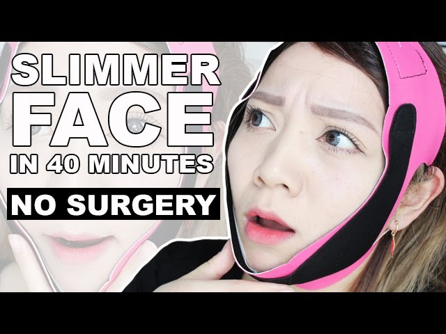 Slimmer Face in 40 Minutes!! NO SURGERY! Korean V Shape Face