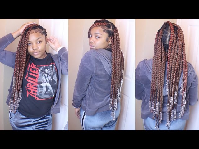 LONG JUMBO KNOTLESS BRAIDS - WITH BEADS