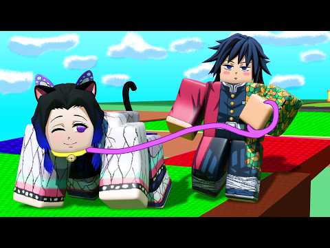 Giyu and Shinobu go on a walk in Roblox...AGAIN!