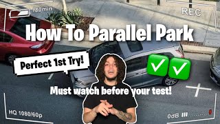 LEARN HOW TO PARALLEL PARK - THE EASIEST DRIVING LESSON