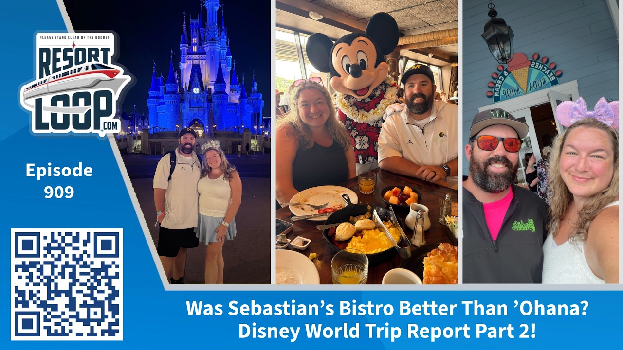 Was Sebastian’s Bistro Better Than ’Ohana? | Disney World Trip Report Part 2!