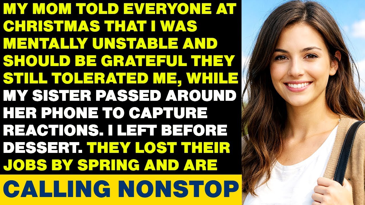My Mom Told Everyone At Christmas That I Was Mentally Unstable. They Lost Teir Jobs By Spring And...