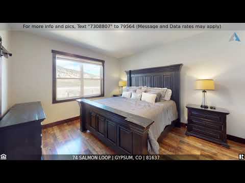 74 Salmon Loop, Gypsum, CO home video tour