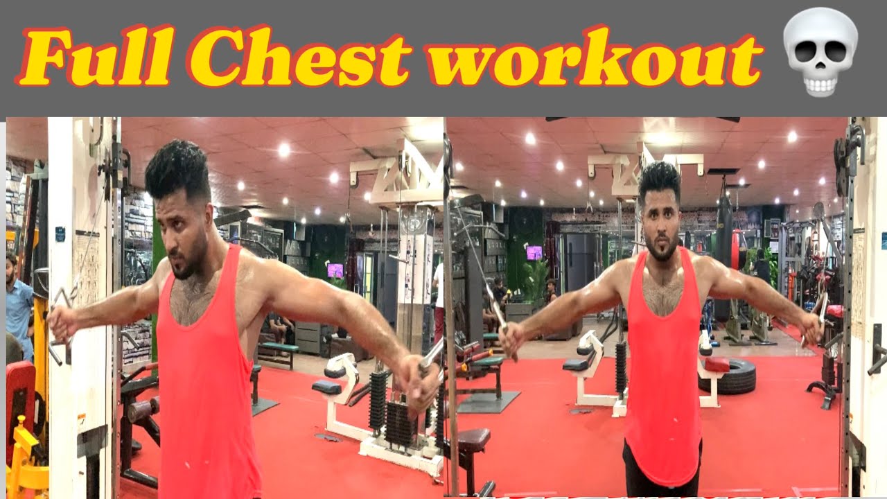 Full 3D Chest Workout for Beginners at the Gym | Chest Exercises with ...