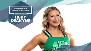 September 2026 Student of the Month - Libby Deakyne,  Arlington HS