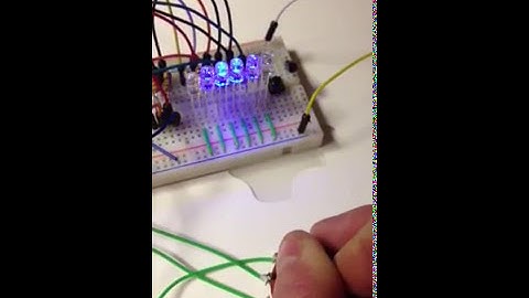 Home made strobe light