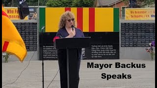 Mayor Backus Speaks on Memorial Day 2024