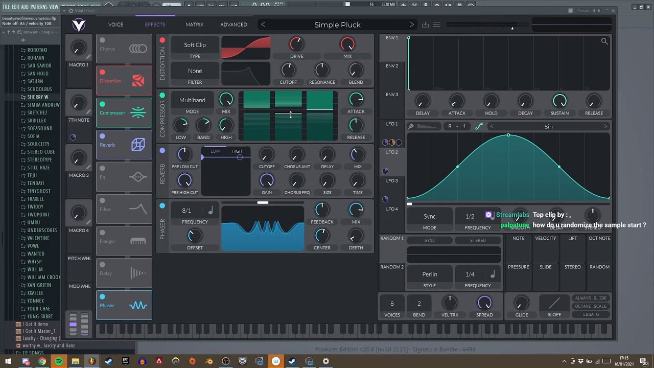 laxcity (Making percussionless music if thats a word 16.01.2020) Twitch Stream