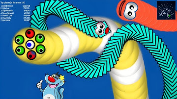 Worms zone.io / Biggest challenge Worm / Snake Game / oggy Game / in Hindi