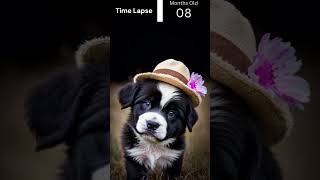 Puppy to Beautiful Newfoundland a Time Lapse Visual Story #shorts #dog #newfoundland