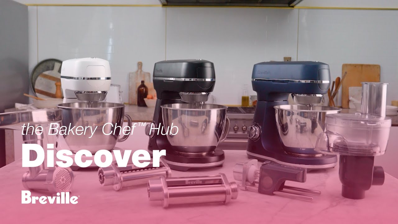 The Bakery Chef™ Hub, Our versatile, powerful mixer with 360 degree bowl  coverage