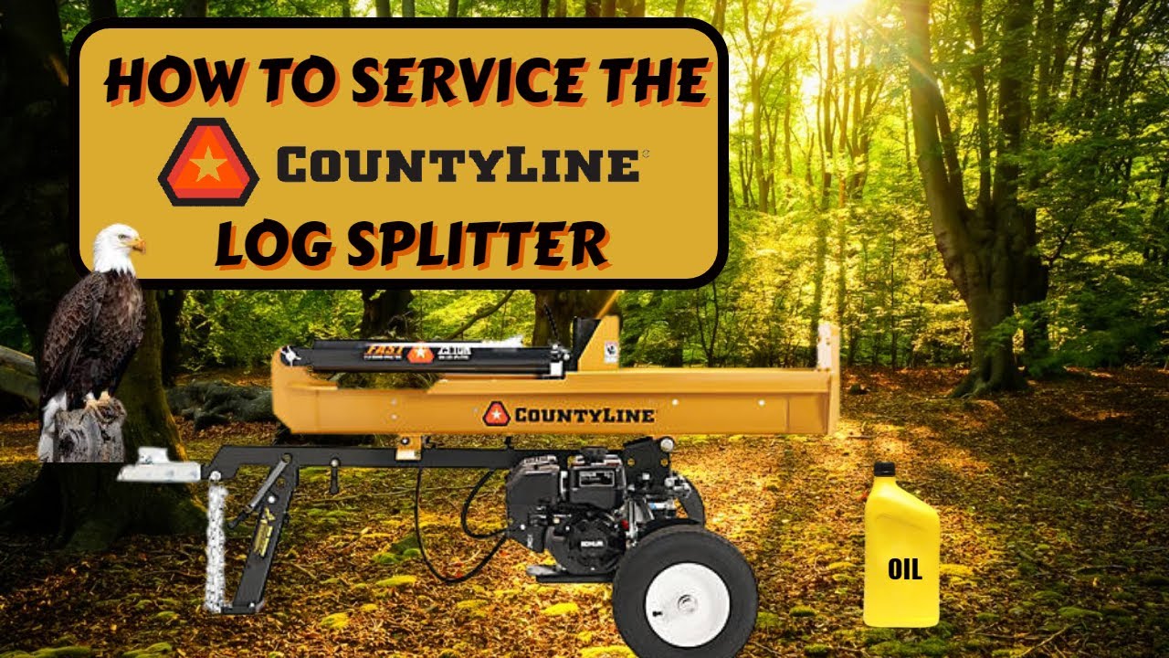 HOW TO SERVICE THE COUNTYLINE LOG SPLITTER -