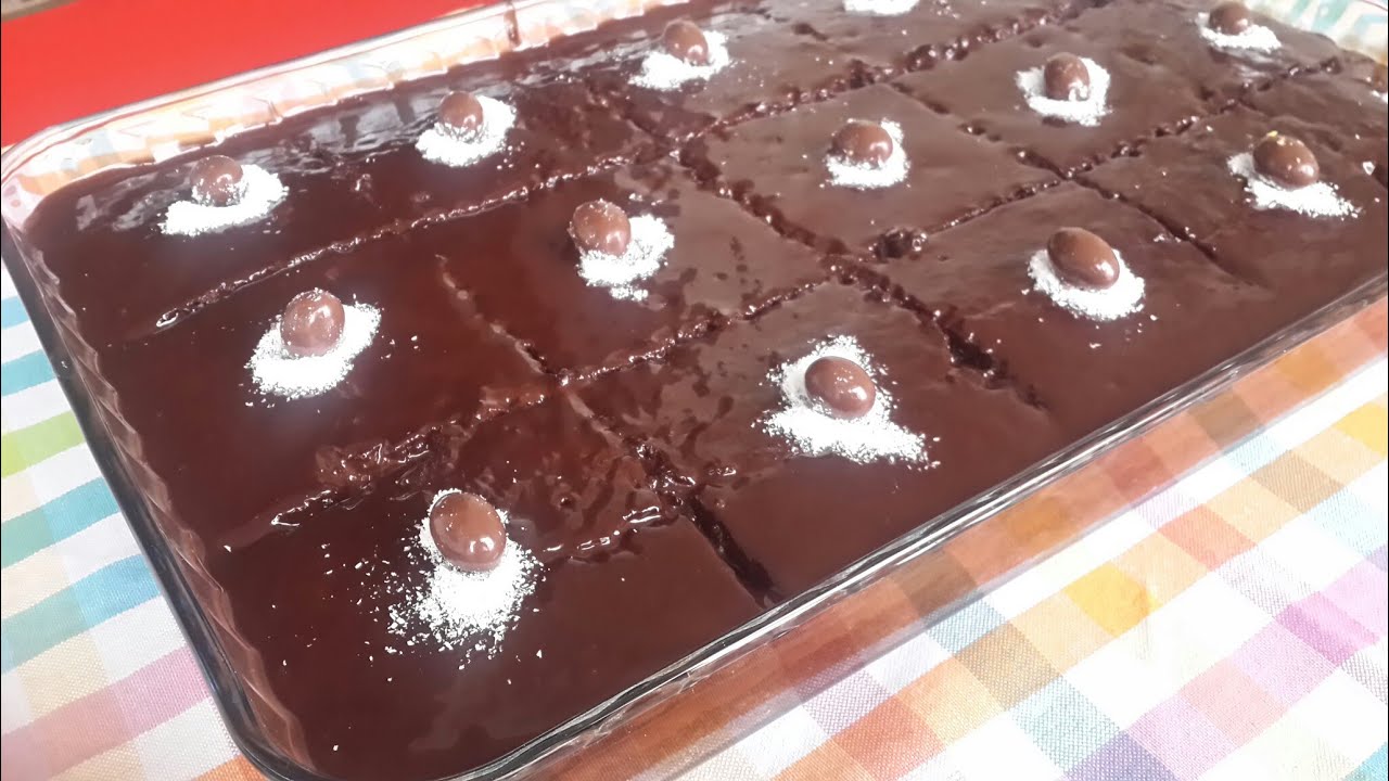 ÇİKOLATA SOSLU ISLAK KEK / BROWNİ TADINDA YouTube