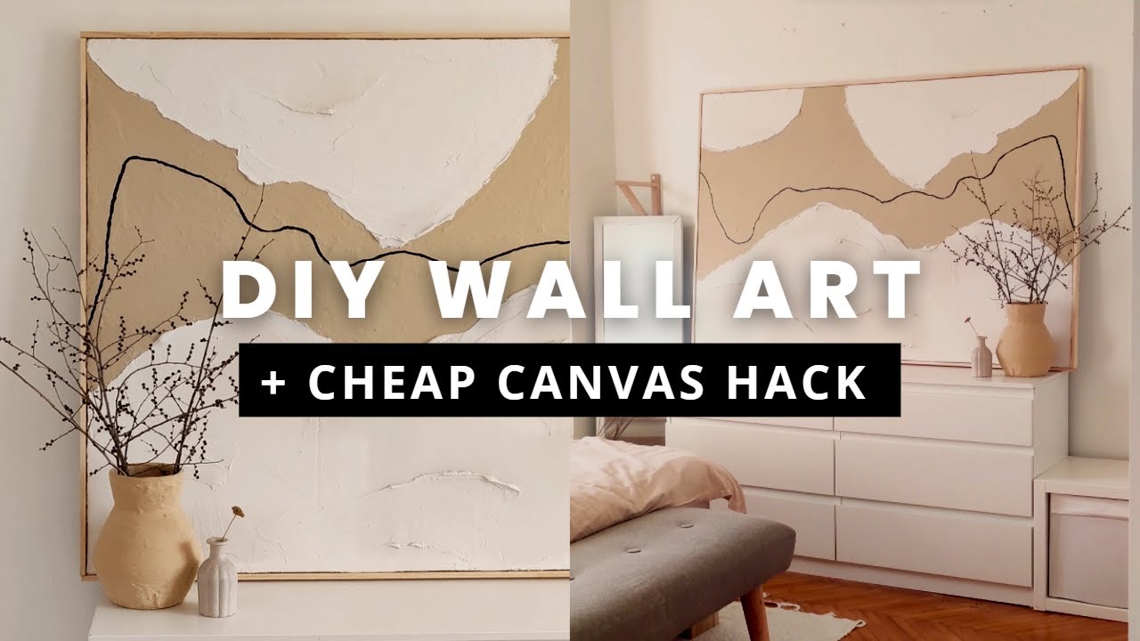 Wall Art Diy Cheap Canvas Hack