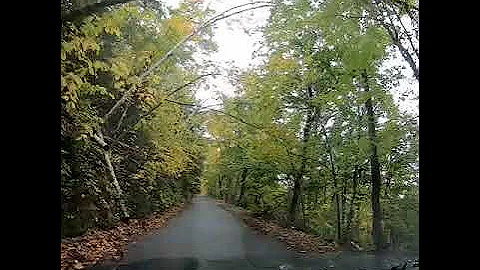 Tahquamenon falls and fall colors in Upper Peninsula of Michigan