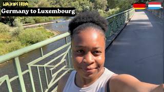 Walking to Luxembourg from Germany 🇩🇪 | Langsur to Wasserbillig | Walking tour