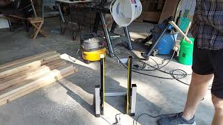 deTec4 Safety Light Curtain from SICK Dust and Dirt Test