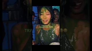 #katseye After getting slimed😭😭 || #kidschoiceawards #youtubeshorts #slime