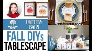 FALL DINING TABLE DECOR IDEAS
