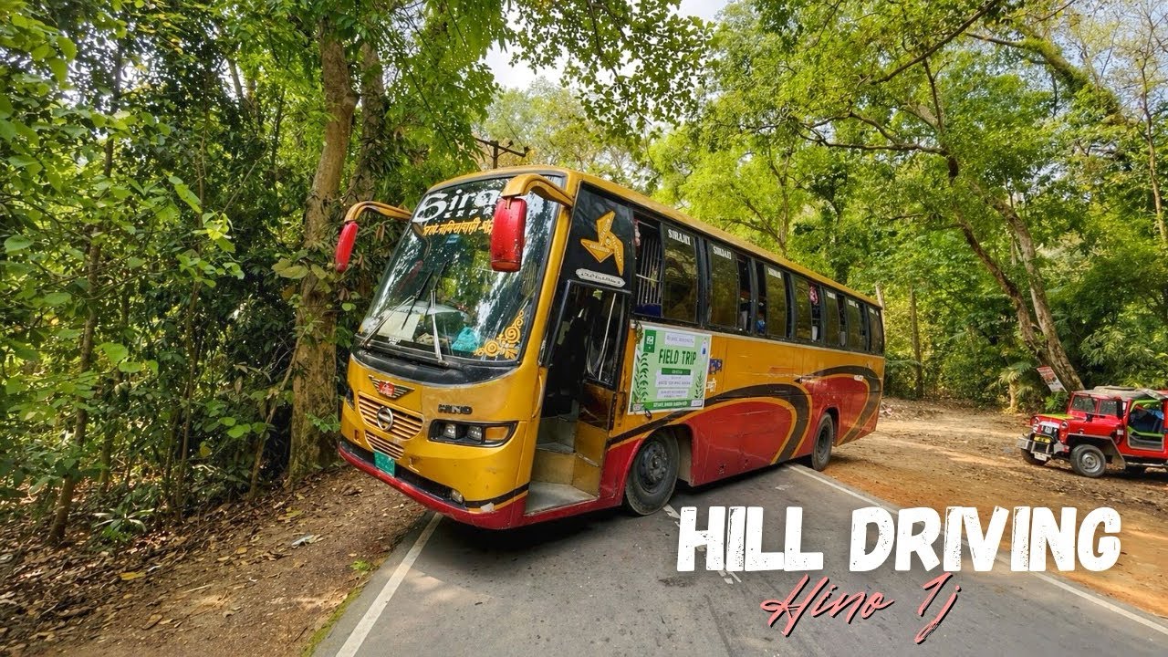 Hanif Drive পাহাড়ি বনের বাঘ 🔥 | Extreme Hill Driving in Dense Forest 🌿🚌 | POV Bus ...