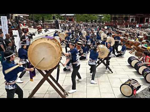 Narita Taiko Festival 2024 - Teams Introduction and Pray for peace・4K HDR