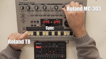Roland T8 and Roland MC 303 Groovebox Original Music Live Improvisation  (80s Vibes)