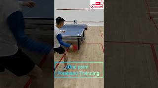 NOVA Table Tennis Training Machine (Bluetooth Control by Smart Phone) One point Forehand Trainning