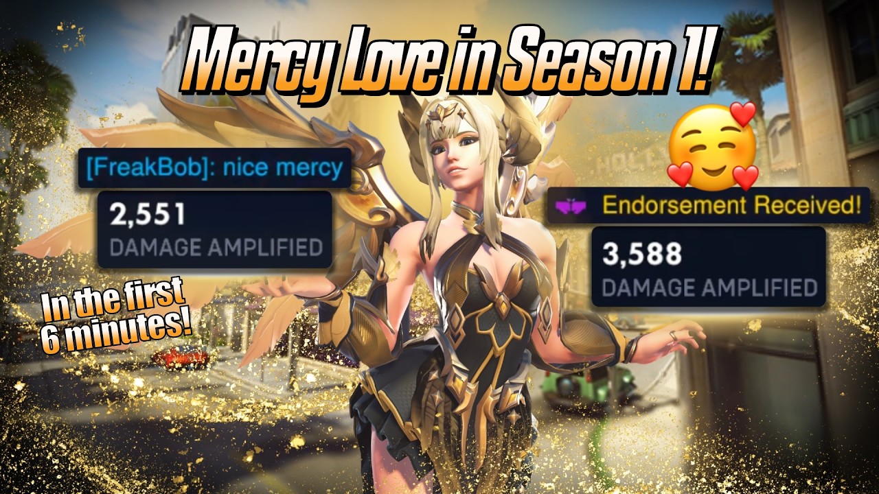 Mercy Love in Season 1! 🥰 - Mercy Gameplay & Commentary - Overwatch 2 (Season 1)
