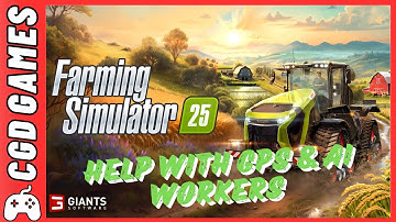 How to set up AI workers & GPS on Farming Simulator 25 on console | #farmingsimulator25