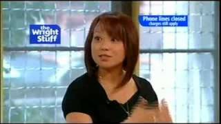 The Wright Stuff - Naoko Mori and the papers (03.07.08)