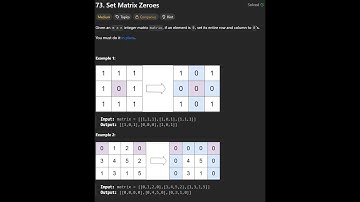 Set Matrix Zeroes 🔥 Brute Force Logic | LeetCode 73 | Java