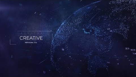 Digital Earth Network Titles AFTER EFFECTS Template Videohive 25207019