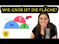Mathe RÄTSEL Geometrie – Berechne die Fläche!
