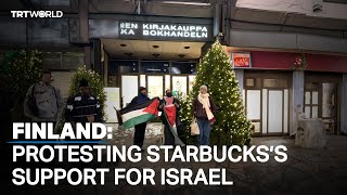 Finland: Protesting Starbucks’s support for Israel