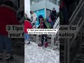 How to Ice Skate 🔥🤯 #iceskating #skating #tutorial #tips #shorts
