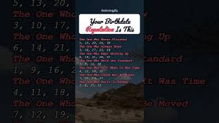 Your Birthdate Reputation Is This #zodiac #zodiacsigns #astrology #horoscope #tarot #astrologify