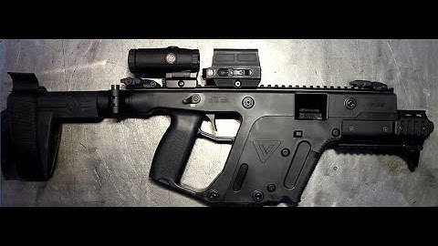 Modifying the Kriss Vector folding stock adapter for quick deployment.