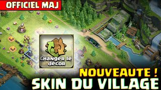 EXCLUSIVITÉ : SKIN du VILLAGE  | Mise A JOur Clash of Clans