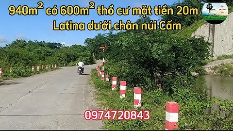 940m² có 600m² thổ cư mặt tiền 20m bê tông đường Latina | 1tỉ150tr | Nhà đất Tịnh Biên - An Giang