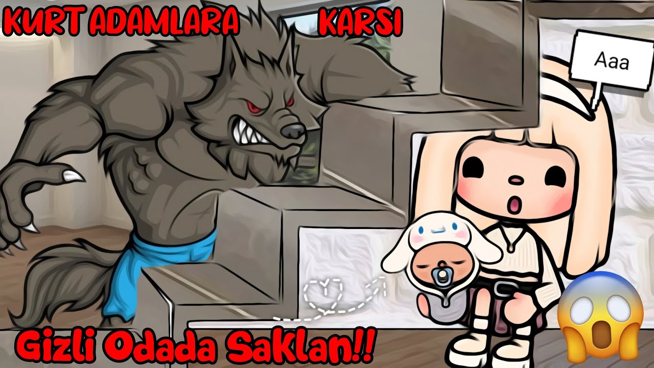 KURT ADAMLARA KARŞI GİZLİ ODADA SAKLAN‼️// Toca Life: Melody #Melonlar 🩷🎀