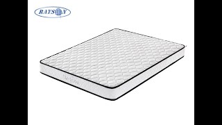 Rayson Mattress | Roll up Mattress in a Box Loading to Customer, Roll-packed Bonnell Spring Mattress