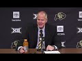 Colorado vs. Cal State Fullerton Men's Basketball Postgame Presser