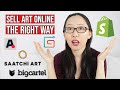 How to Sell Art Online - Which Website is the Best?